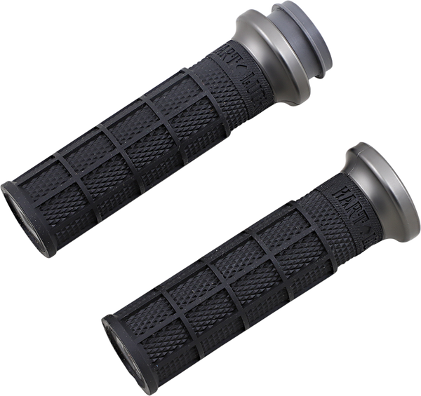Harley Hart-luck Signature V-twin Lock-on Grips Black