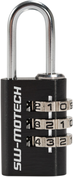 Lock For Motorcycle Luggage Black