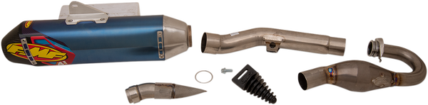 Factory 4.1 Rct Exhaust System Anodized Blue-0