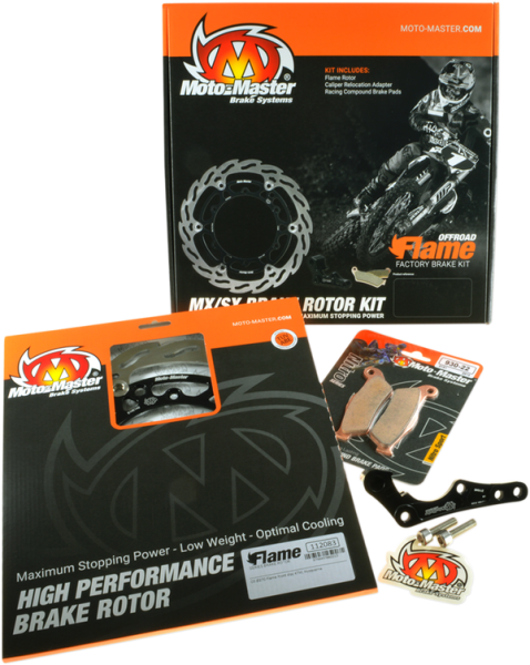 Brake Kit Black, Stainless Steel