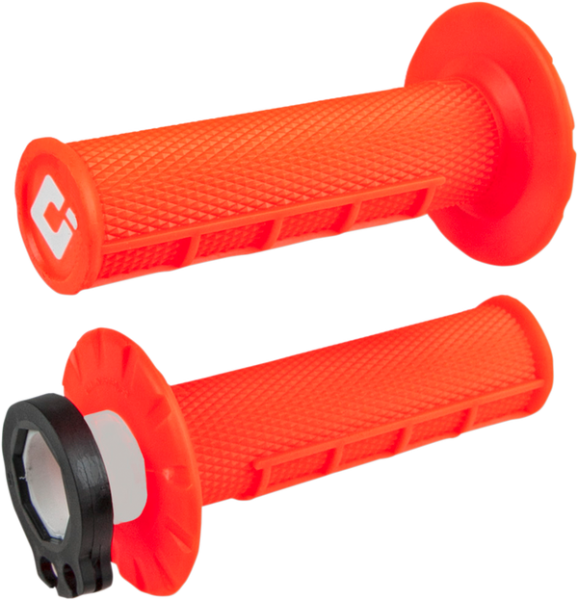 V2 Waffle Lock-on Grips Orange