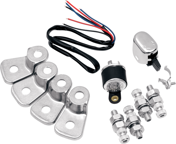 Universal Turn Signal Wiring Kit Chrome
