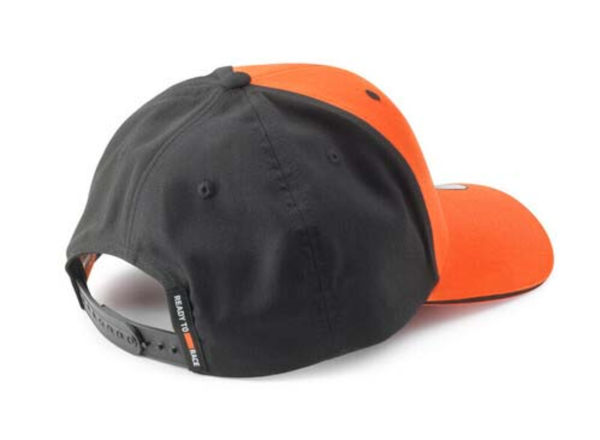 Sapca KTM Mechanic Curved Cap Orange Black-0