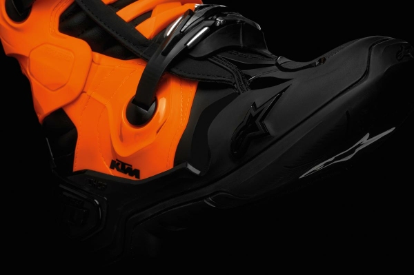 Cizme KTM TECH 10 Black/Orange-0