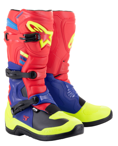 Cizme Alpinestars Tech 3 Fluorescent Yellow/Red/Blue/Black-15b772f730227e20eab5299a24f2f326.webp