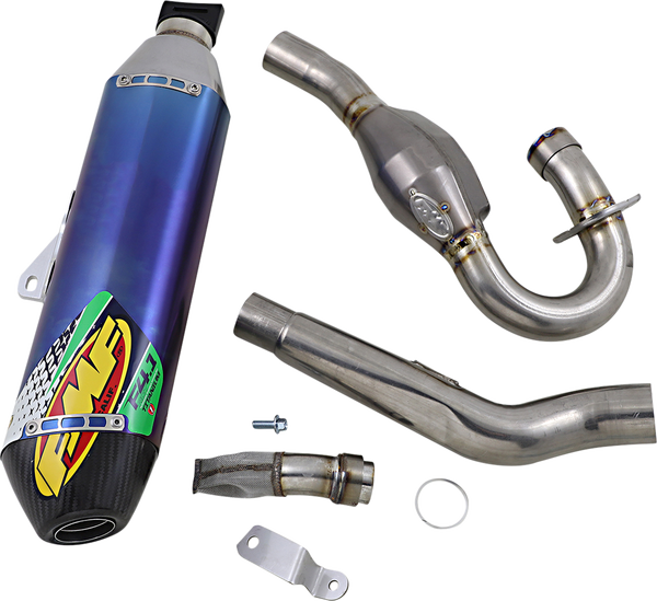 Factory 4.1 Rct Exhaust System Anodized Blue-0
