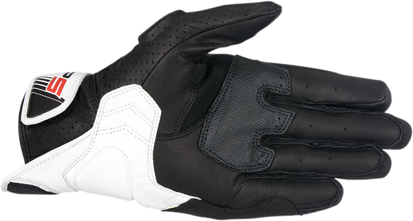 Manusi Piele Alpinestars Sp-5 Negru/Alb/Rosu-1