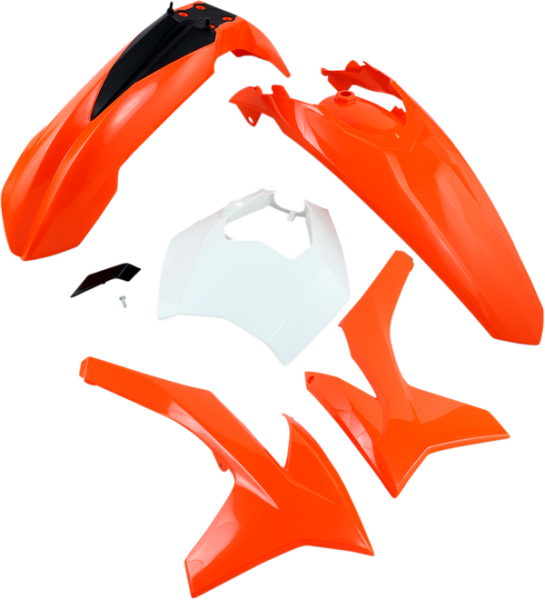 Full Body Replacement Plastic Kit Black, Orange, White