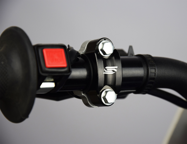 Universal Rotating Bar Clamp Black 