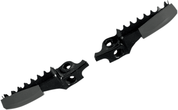 Supermoto Footpeg Protectors Black
