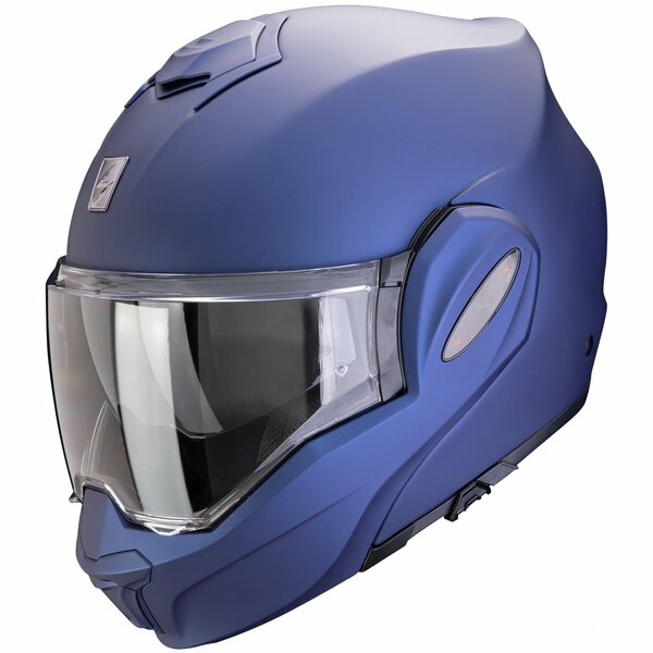 Casca modulara flip-back SCORPION EXO-TECH EVO PRO SOLID Negru mat perlat-4