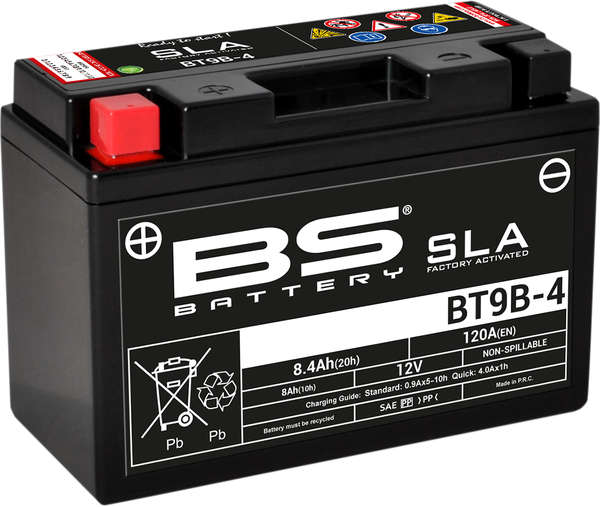 Sla Factory- Activated Agm Maintenance-free Battery Black