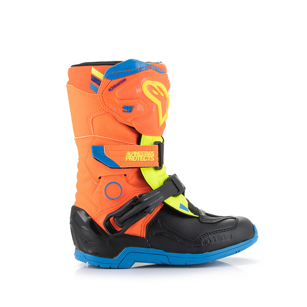 Cizme Copii Alpinestars Tech 3s Orange/Blue/Yellow-7