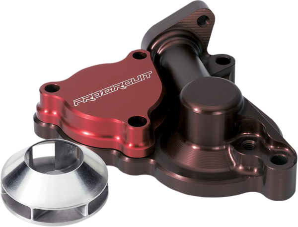 Water Pump Cover With Impeller Brown