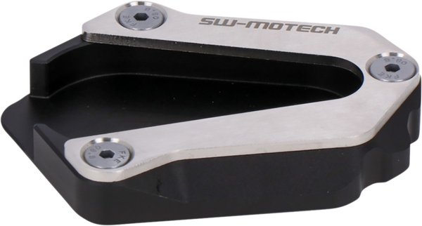 Sidestand Foot Extension Black, Silver
