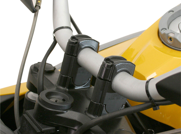 30mm Bar Riser Black, Powder-coated