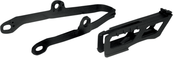 Chain Guide And Swingarm Chain Slider Kit Black