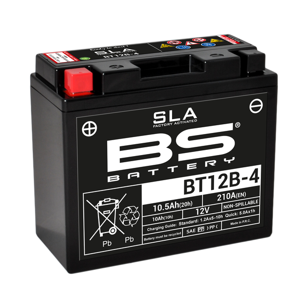 Sla Factory-activated Agm Maintenance-free Batteries Black-0