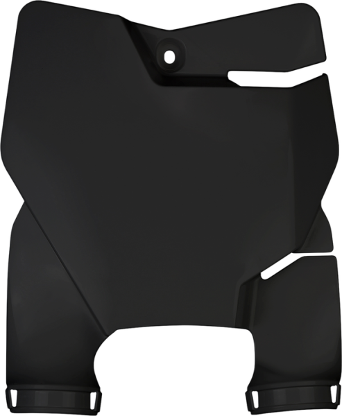 Stadium Number Plate With Fork Guards Black