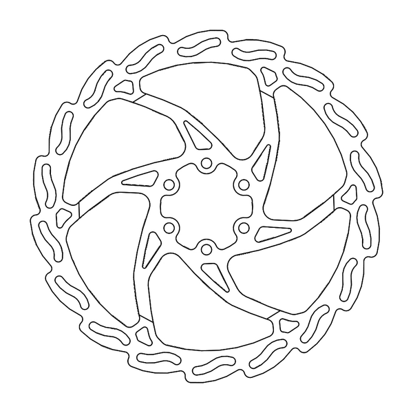 Flame Brake Disc Mtb