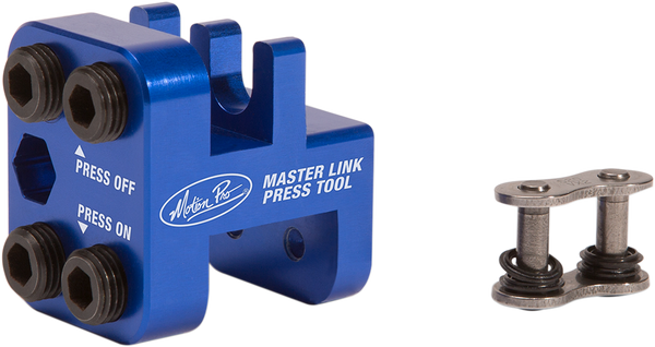 Master Link Press Tool Anodized, Blue