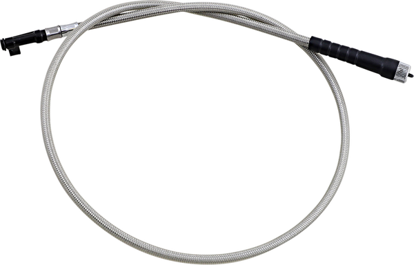 Armor Coat Braided Stainless Steel Speedometer Cable For Cruisers Silver