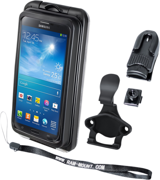 Suport Ram Mounts Dispozitiv Aqua Box Pro 20 Iphone 3/4/5 Case And Clip Transparent Composite Black - Ram-holaq7-2cou