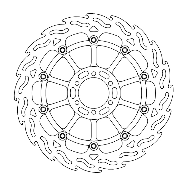 Flame Series Rotor Black