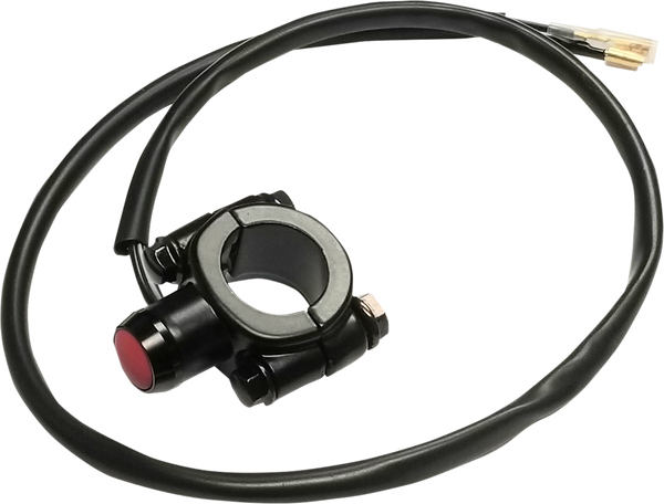 Momentary Switch For 7/8” Handlebar Black