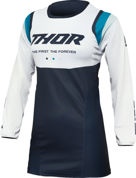 Tricou dama Thor Pulse REV Midnight Blue/White