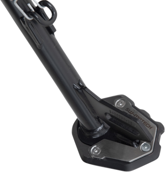 Sidestand Foot Extension Black, Silver