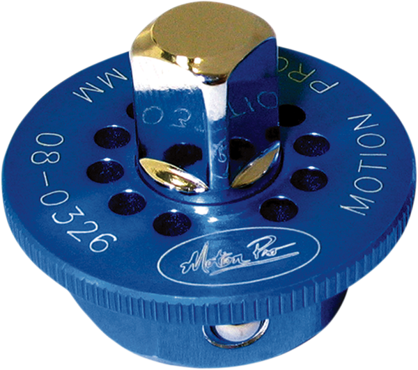 T-6 Combo Lever Adapter Anodized, Blue