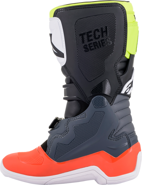 Cizme copii Alpinestars Tech 7S Black/Orange/Yellow-6