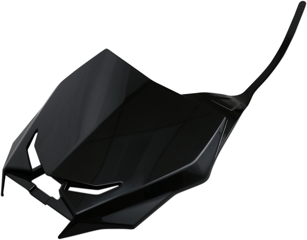 Replacement Front Number Plate Black