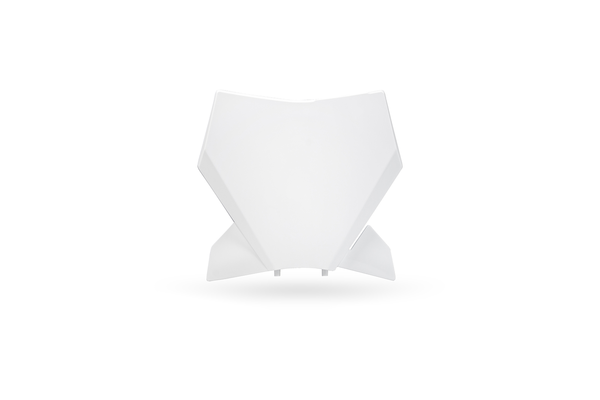 Front Number Plates White