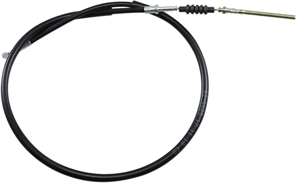 Black Vinyl Brake Cable Black