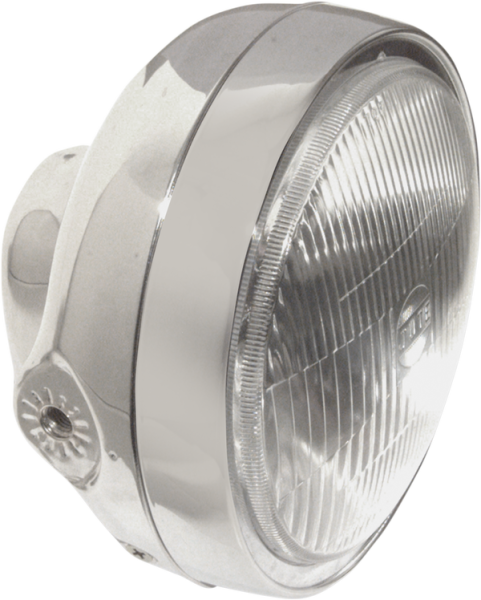 6-1/4(r) Classic Side Mount Headlight Assembly Chrome