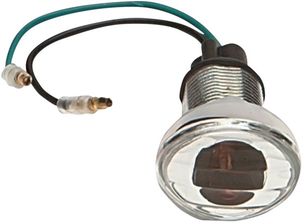 Flat Oval Marker Lights Clear