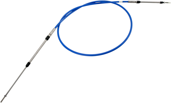 Black Vinyl Clutch Cable Black, Blue