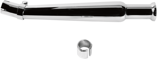 Bell-end Megaphone Muffler Chrome