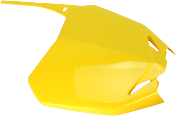 Replacement Front Number Plate Yellow