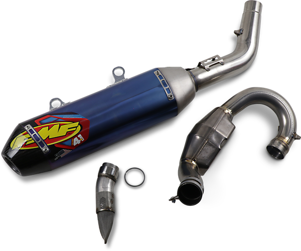 Factory 4.1 Rct Exhaust System Anodized Blue