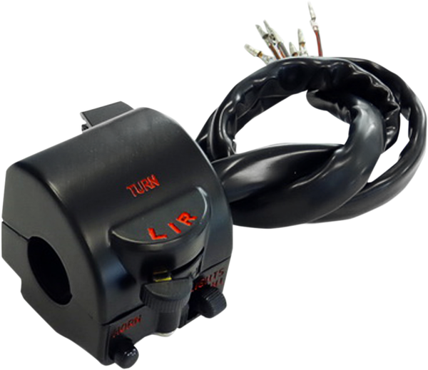 Handlebar Switch Assembly Black