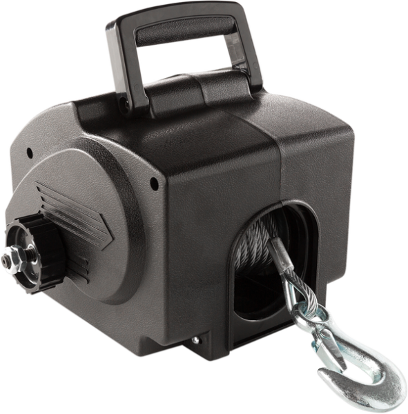 Portable Electric Winch Black