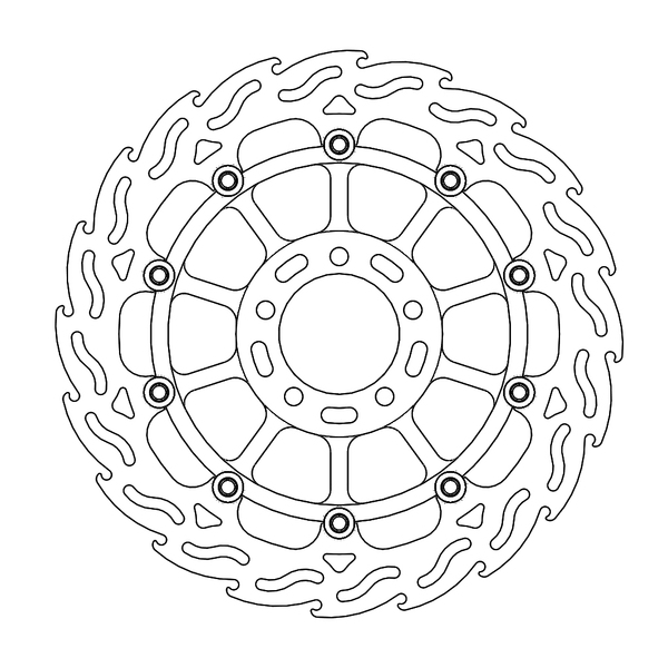 Flame Series Rotor Black