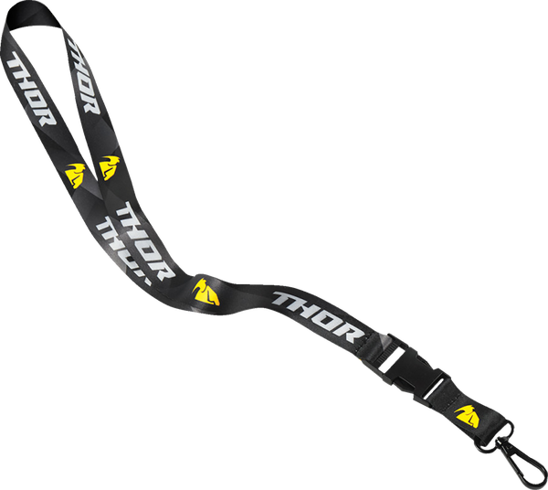 Lanyard Thor Black/Gray/Yellow