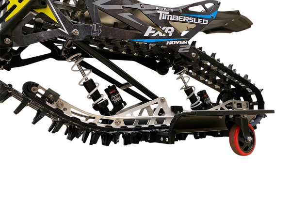 Set Carucioare Ajustabile Manipulare Snowmobil Trax Wheels 2.0 Negru/Rosu-3