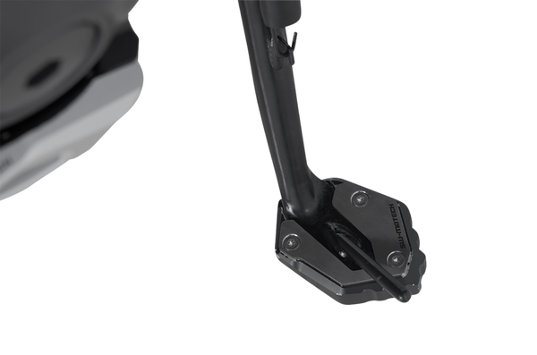 Sidestand Foot Extension Black, Silver