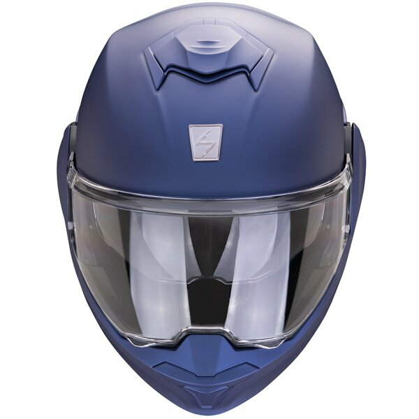 Casca modulara flip-back SCORPION EXO-TECH EVO PRO SOLID Negru mat perlat-3