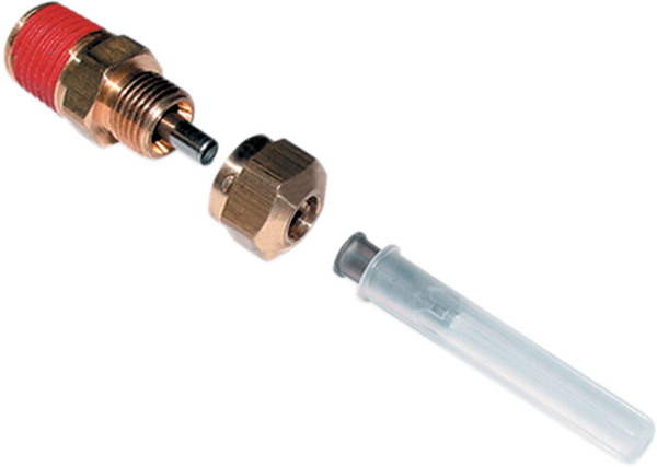 Nitrogen Needle Kit Brass, Red